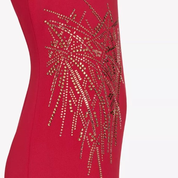 Andrew Marc Sleeveless Beaded Sheath Dress NWT Size 8 - Picture 6 of 6